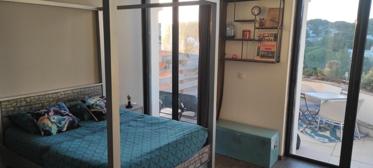 grand studio terrasse de standing vue mer et village Carry-le-Rouet Eksteriør bilde